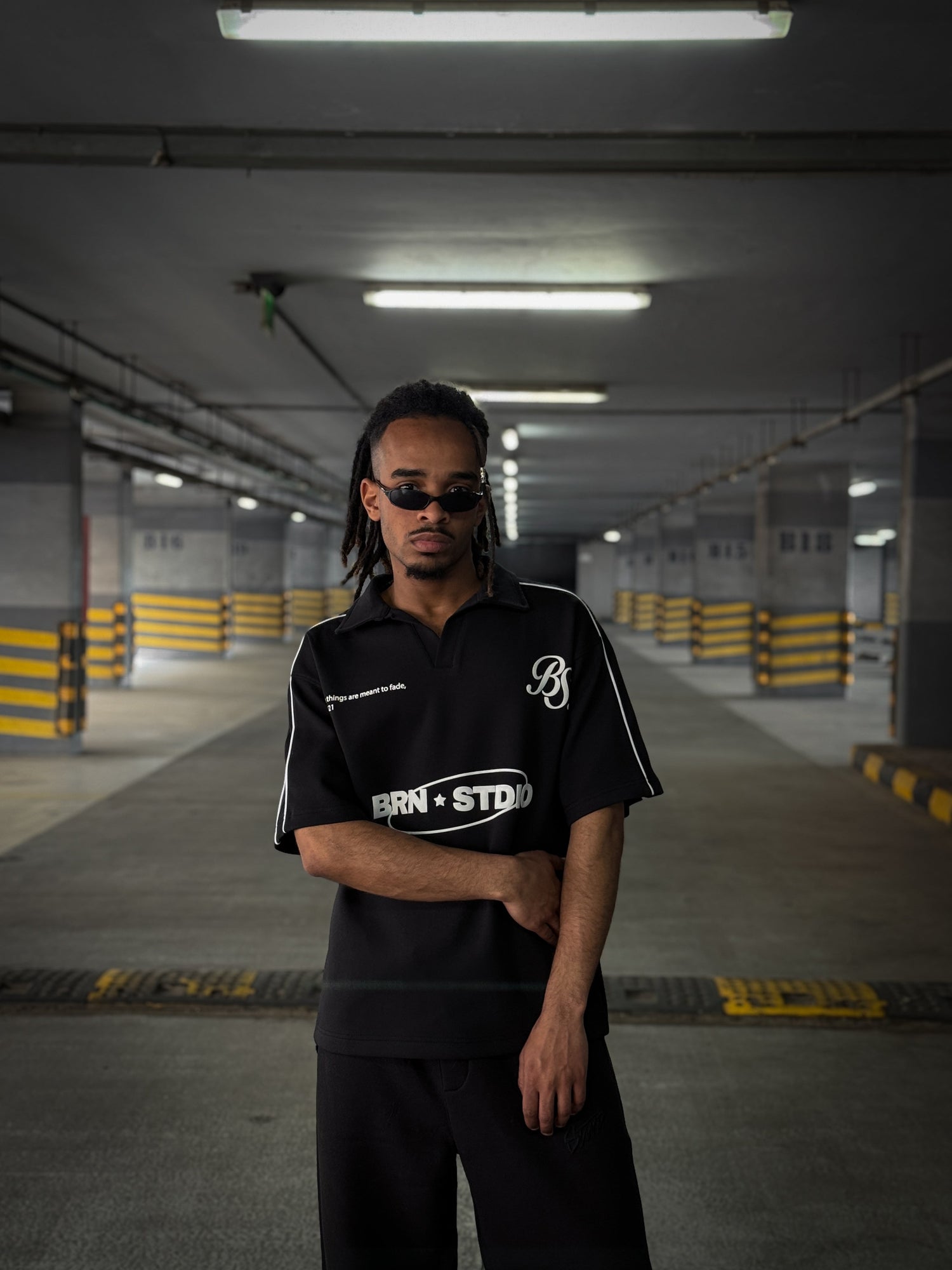 BRN Studio Boxy Cropped Polo