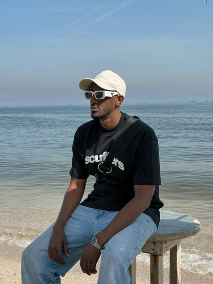 (BLACK) Coastal Oversized T-Shirt