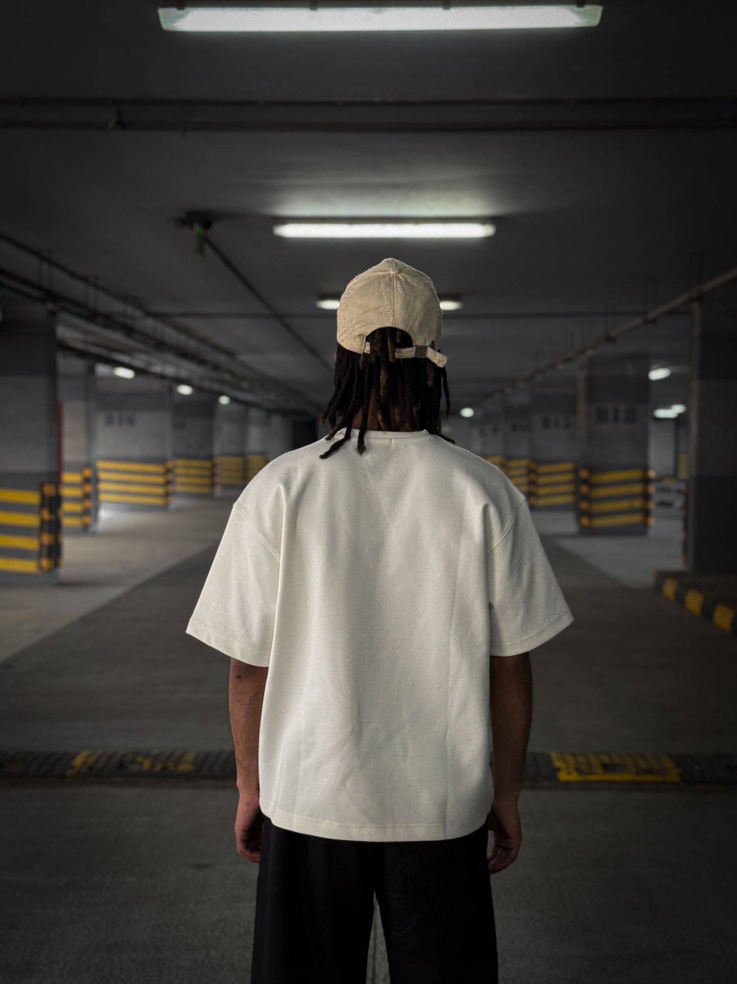 (WHITE) The Horizon Oversized Boxy Tee
